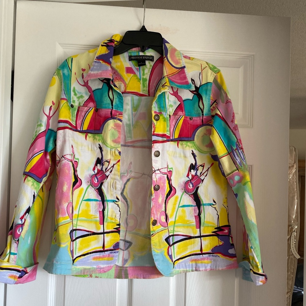Colorful Abstract Women's Jacket
